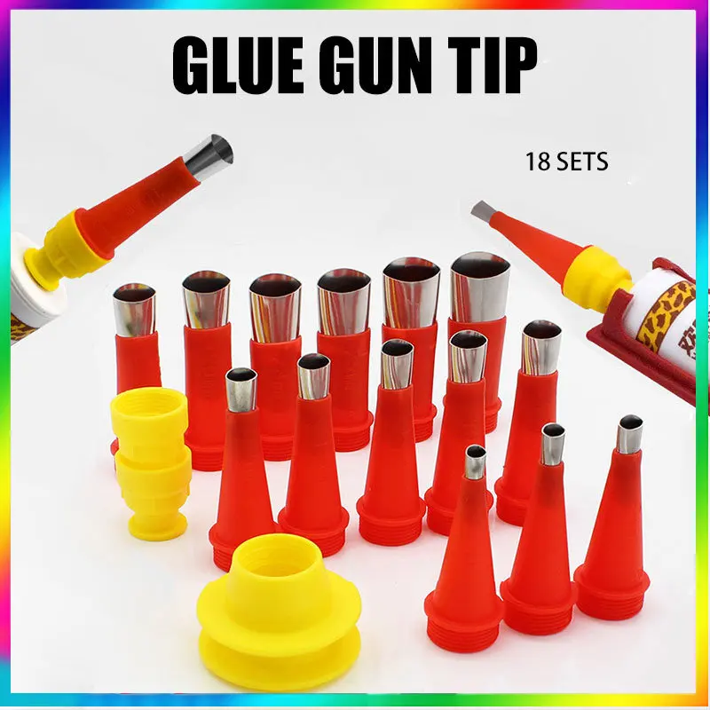 15Pcs Stainless Steel Caulking Caulk Nozzle Applicator Finisher Glue Silicone Sealant Finishing Tool Kitchen Bathroom Sink Joint