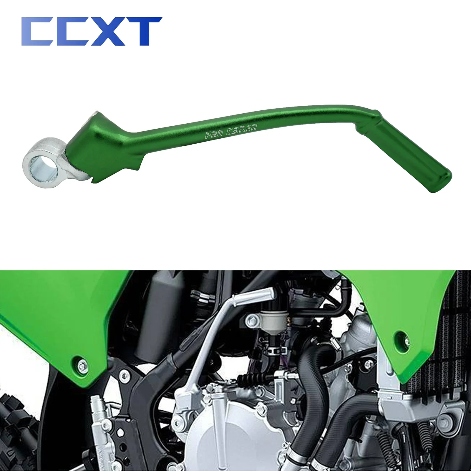 

CNC Aluminum Forged Kick Start Starter Lever Pedal Arm For Kawasaki KX100 KX85 2000 2001 2002-2020 Motorcycle Universal Parts