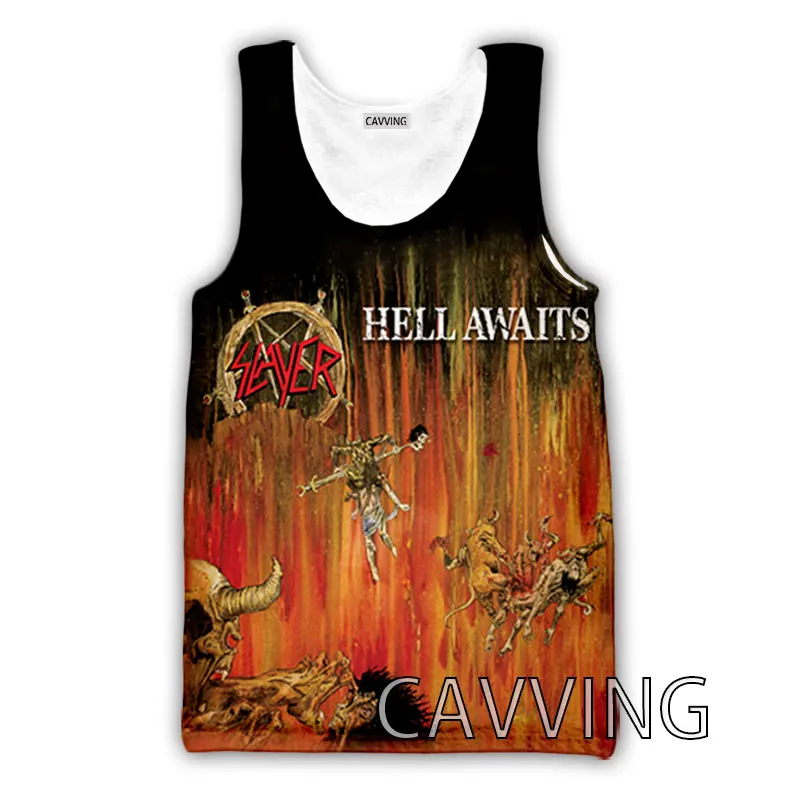 Майка с 3D принтом SLAYER ROCK |