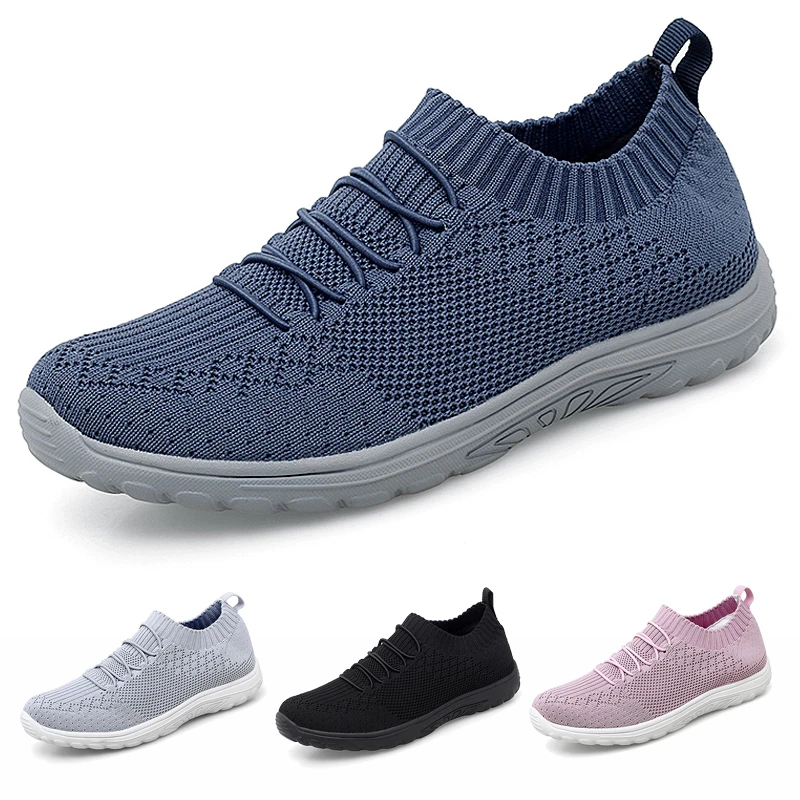 

Women Shoes Breathable Mesh Sport Gym Sneakers Slip-On Comfortable Walking Shoes Summer Ladies Shoes Lightweight Soft Sole Flats