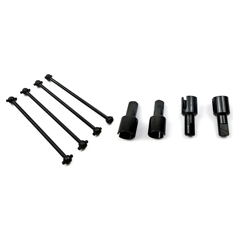 

2 комплекта для Wltoys 144001 124019 124018 аксессуары для радиоуправляемых автомобилей, металлический корпус дифференциала и приводной вал для костей ...