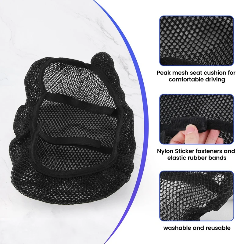 Motorcycle Protecting Cushion Seat Cover For Benelli TRK 552 X 552X TRK552 TRK552X Fabric Saddle Breathable