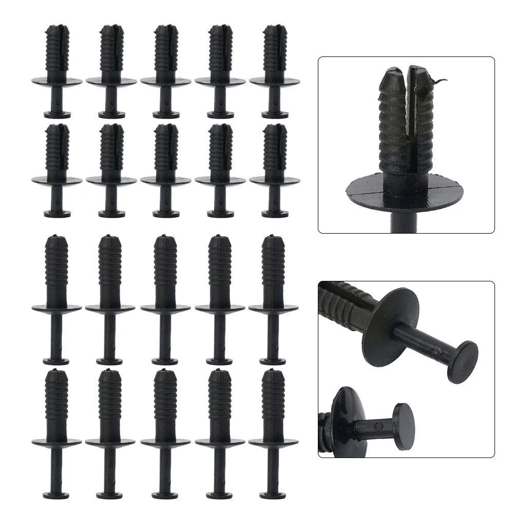 

High Quality Useful Clips 20PCS Accessory Expanding Rivet For BMW E30 E39 E46 E53 E60 Parts Plastic Replacement