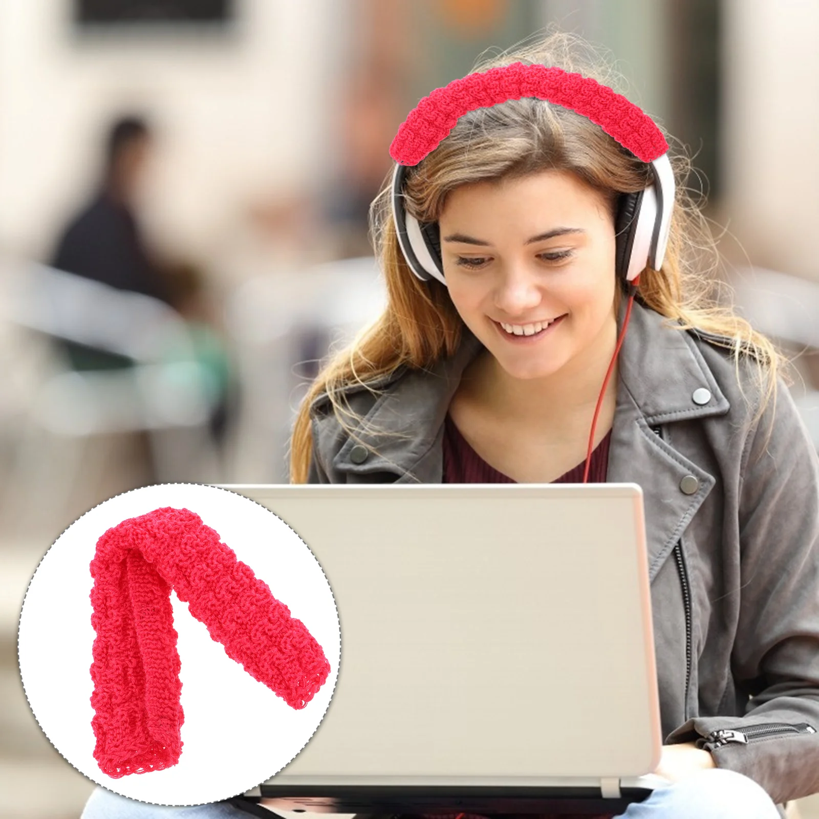 Woolen Replacement Headband Headphones Protector Compatible for msr7 m50x