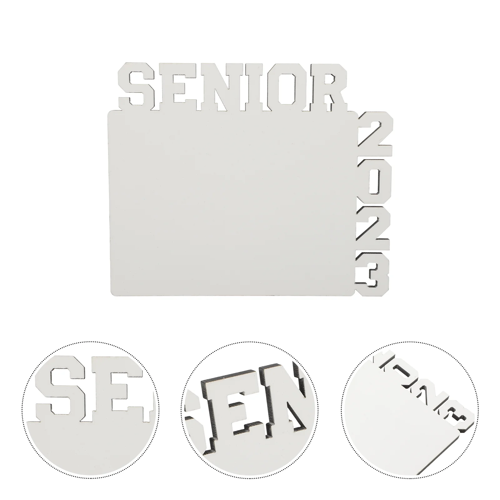

Graduation Party Sublimation Photo Grad Blank Frame Sign Table Blanks Decoration Ornament Desktop Centerpieces Senior Class