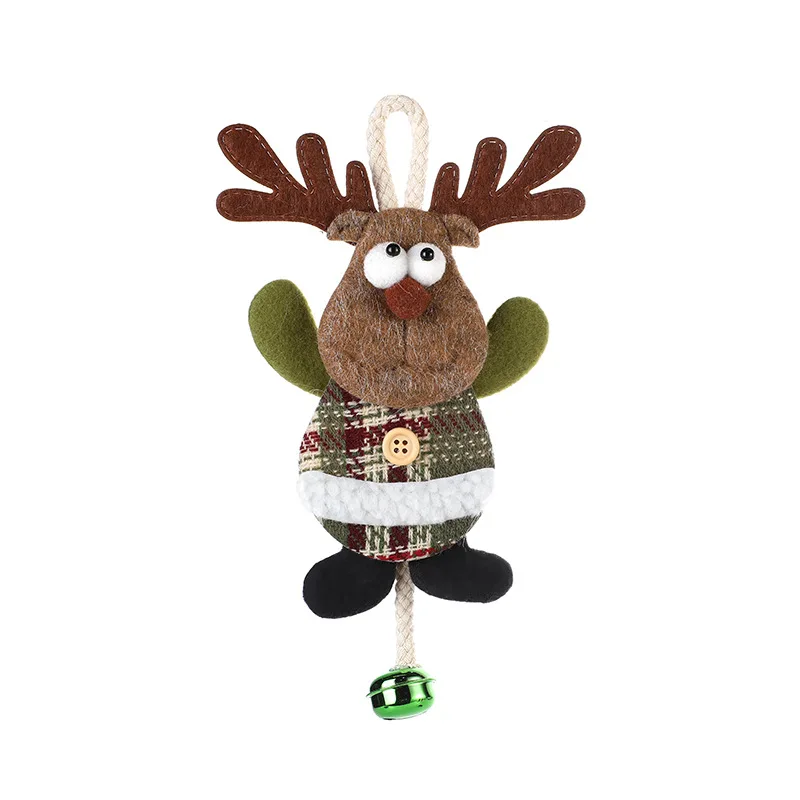 

New Christmas with bell old man snowman elk doll doll doll Christmas tree decoration pendant pendant