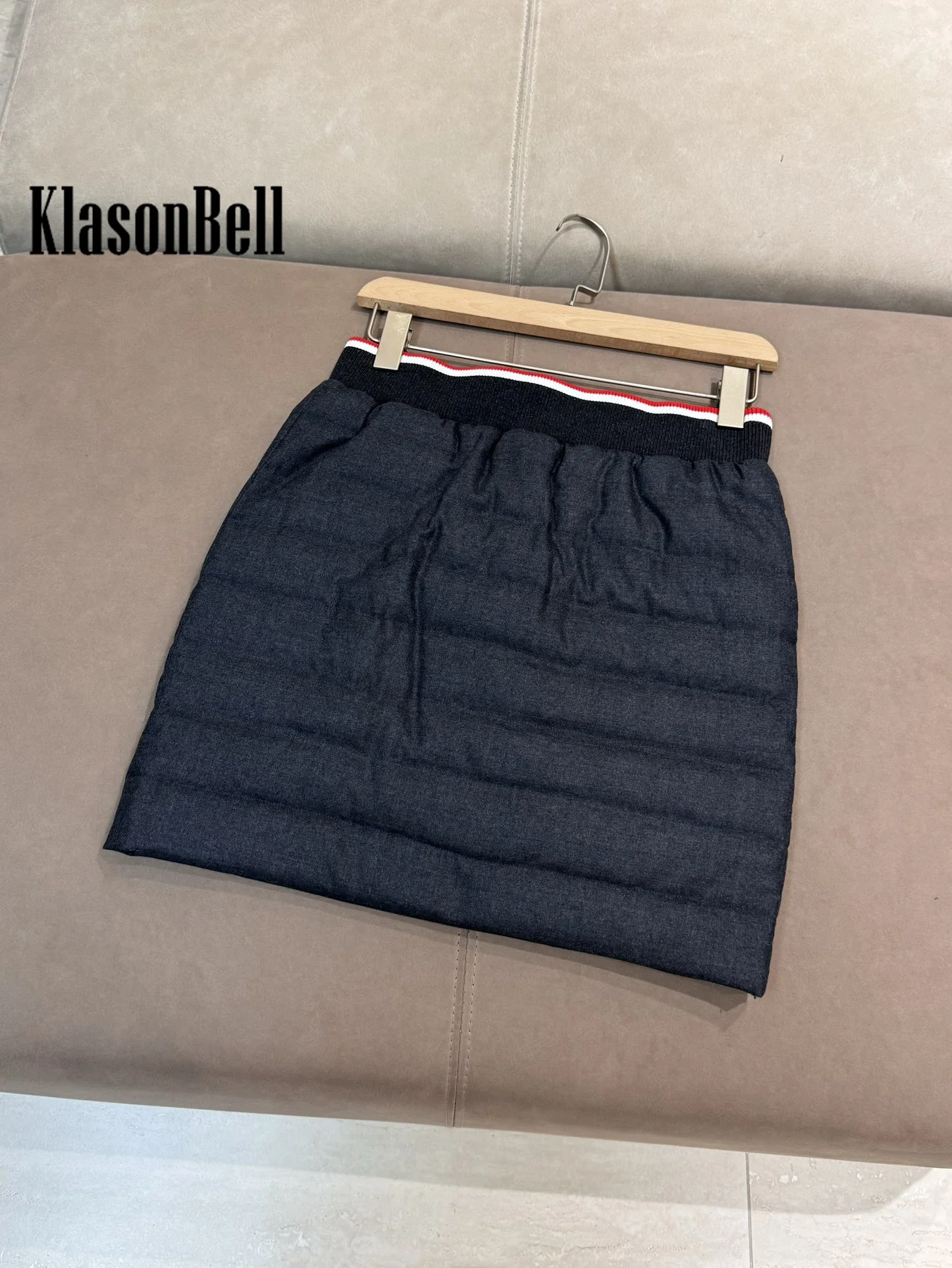 11.20 KlasonBell-Женское шикарное сохраняющее тепло шерстяное пальто на молнии с