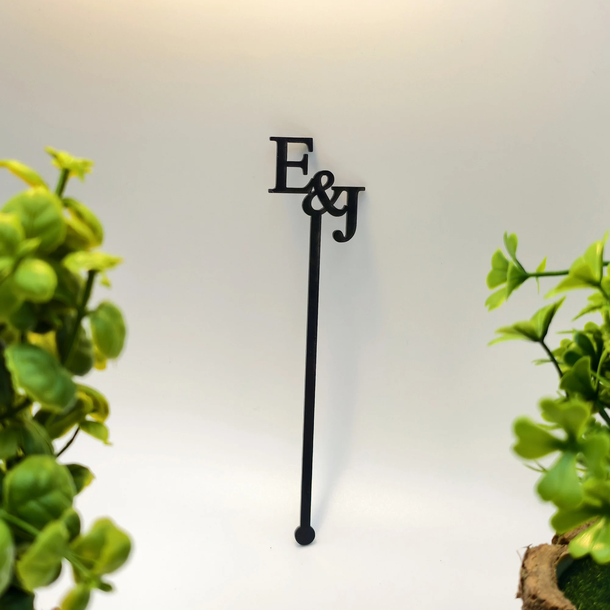 Персонализированные акриловые мешалки для коктейлей