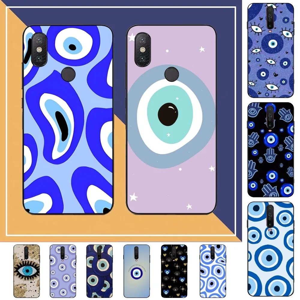 Мобильный телефон Lucky Blue Evil Eye планшетофон 5 A 6 7 8 T 9 9S 10 11 11S 11Epro Poco M3 pro