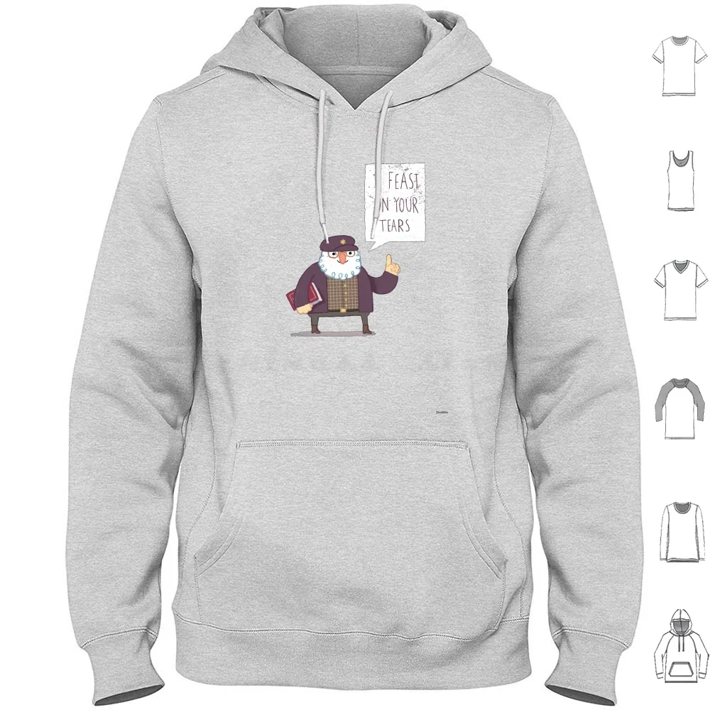 

George Rr Meanie Hoodie cotton Long Sleeve George Rr Author Writer Character Dinomike
