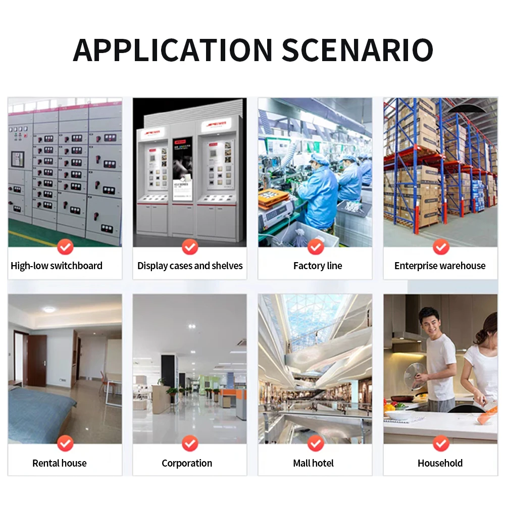 8 в 1 WIFI Электрометр переменного тока 2P Стандартная орбитальная установка Телефон