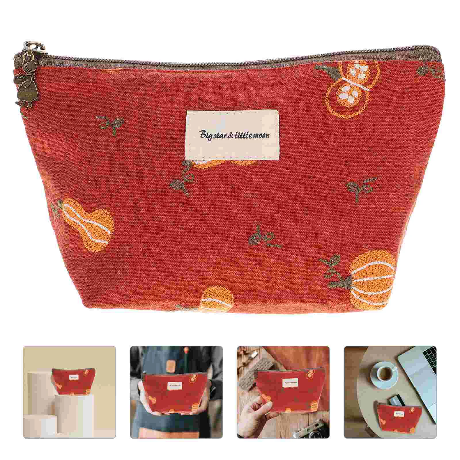 Сумка для хранения косметики набор макияжа девочек маленький кошелек с вышивкой