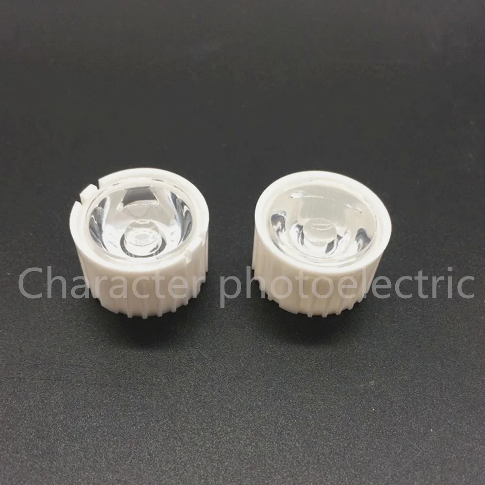 50 шт./лот светодиодные линзы 5 10 30 45 60 90 120 градусов для DIY 1 Вт 3 фонари выращивания