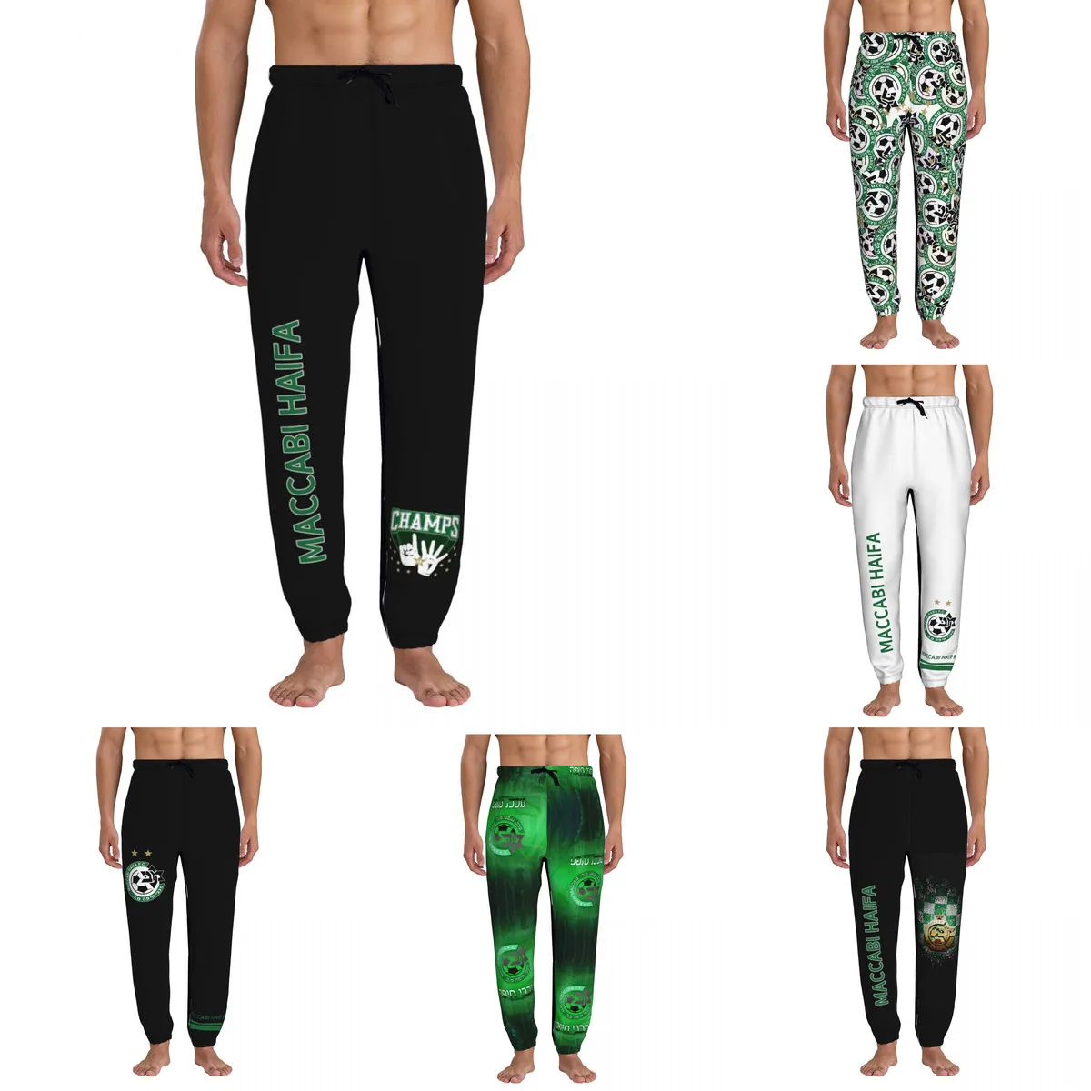 

Maccabi Haifa Autumn/Winter Men's Casual Sports Pants Jogging Pants Hip Hop Pants