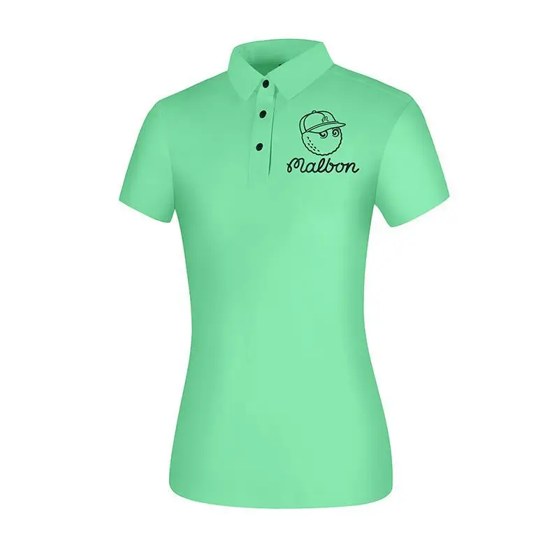 Golf Clothing Women's Short-sleeved Jersey Outdoor Sports Slim-fit Breathable Quick-drying Short-sleeved T-shirt Golf Polo Shirt