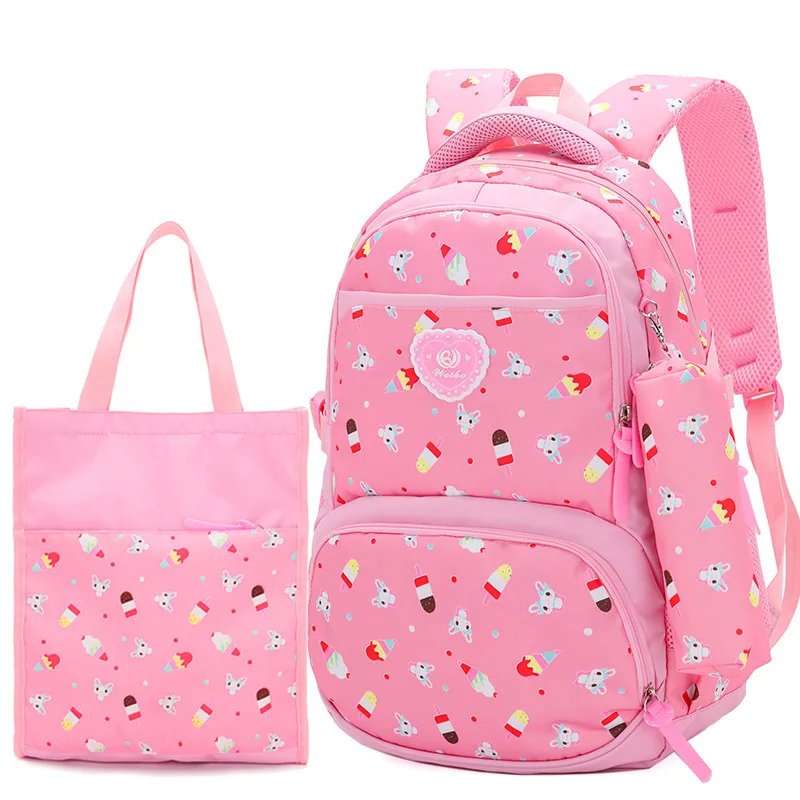 2023 New Printing School Bags Korean Style Backpack for School Teenagers Girls Kids Book bag Elementary Middle College Schoolbag