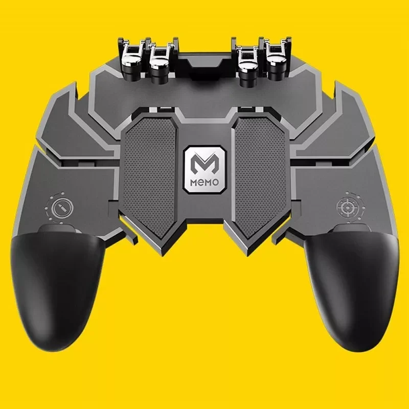

NEW PUBG Controller Turnover Button Gamepad for PUBG IOS Android Six 6 Finger Operating Gamepad Peripherals PUBG Controller