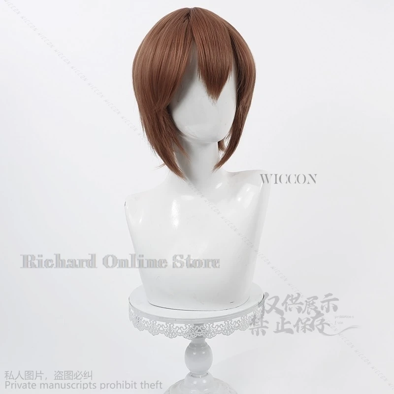 Аниме Shikanoko Nokonoko Shitantan Noko Косплей Парик Рог Короткие Волосы Hino Minami JK School My Deer Friend