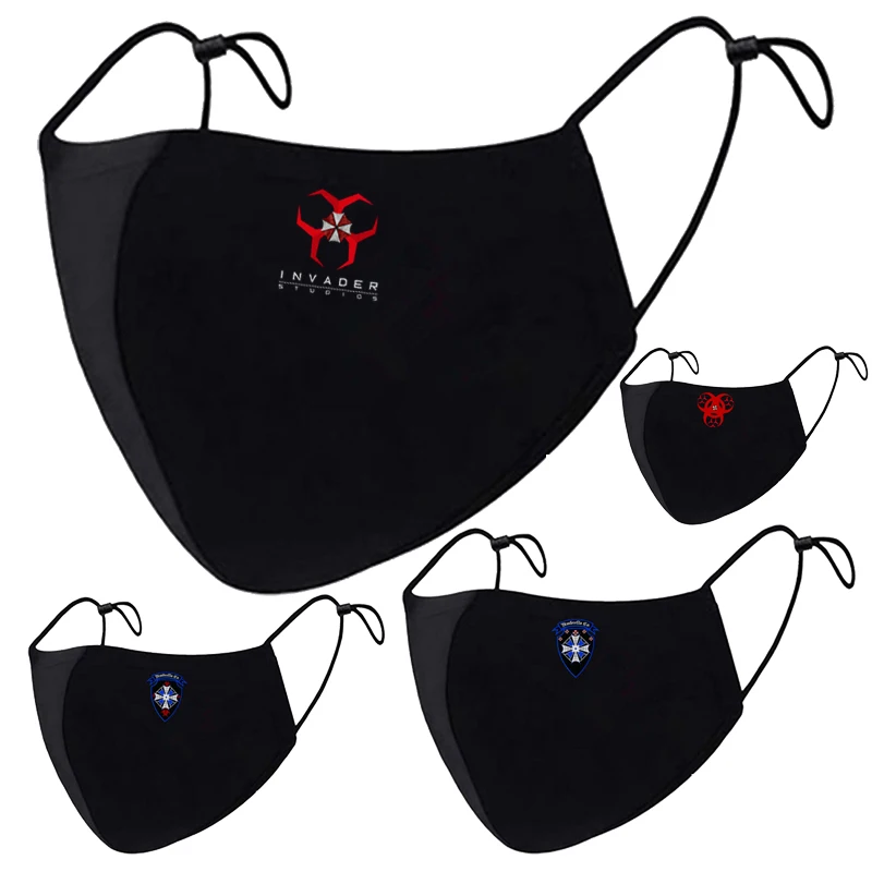 

Four Seasons Men and Women Plus Size Fashion Cotton Masks Face mask Umbrella Corporation Printing Filter series Anti-dust masks