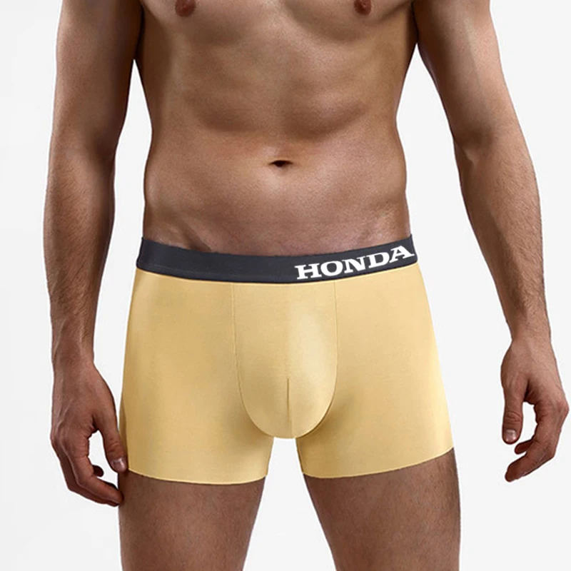 

Мужские трусы H-HONDAS размера плюс, шелковые дышащие крутые мягкие мужские трусы, ультратонкое Мужское нижнее белье для весны и лета