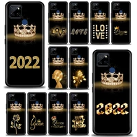 diamond crown 2022 love flower queen for realme c1 c2 c21y c25 c12 case soft cover phone cases for oppo realme gt 5g neo 2 coque