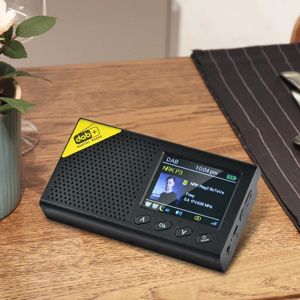 Портативный цифровой радиоприемник DAB+, Bluetooth-совместимый плеер 5.0, FM-приемник, ЖК-дисплей, перезаряжаемый радиоприемник для домашнего автомобиля (art.: 3920ced16fa33) - 3920ced16fa33