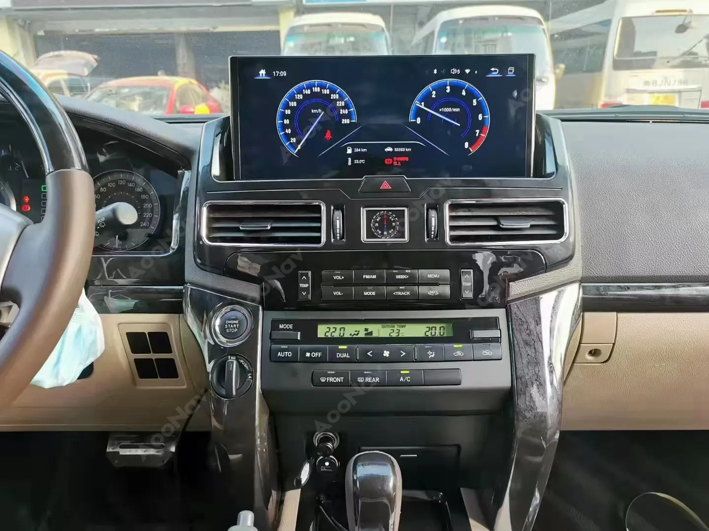 Автомагнитола на Android для Toyota LAND CRUISER 200 LC200 2007-2015 мультимедийный плеер стерео