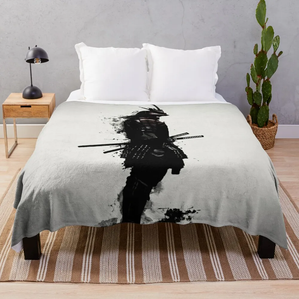 

Бронеодеяло самурая для путешествий светильник кое одеяло для гигантского дивана, вязаное одеяло