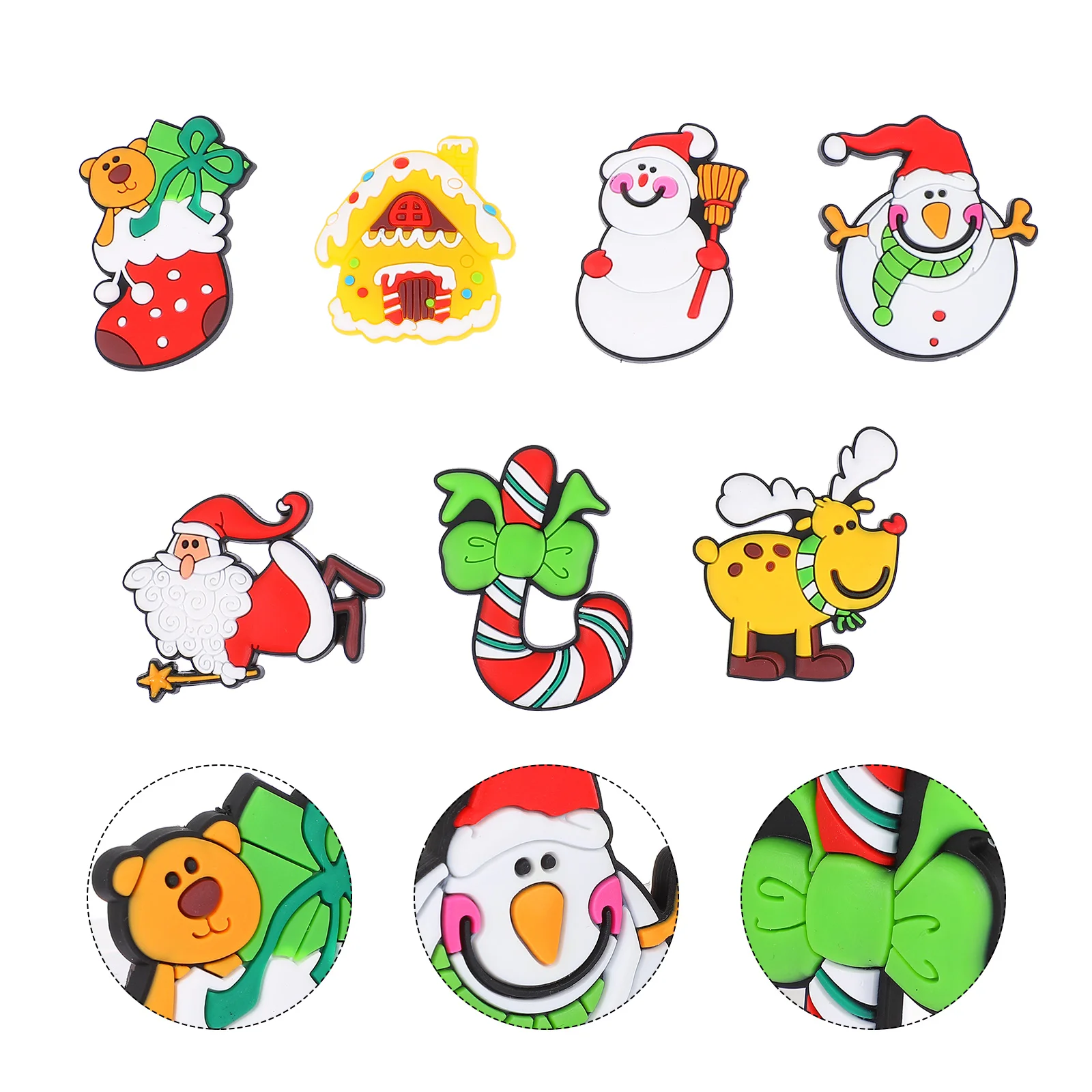 

Refrigerator Magnets Snowman Refrigerator Magnets Children Gifts Christmas Fridge Magnets Car Refrigerator Santa Home decor