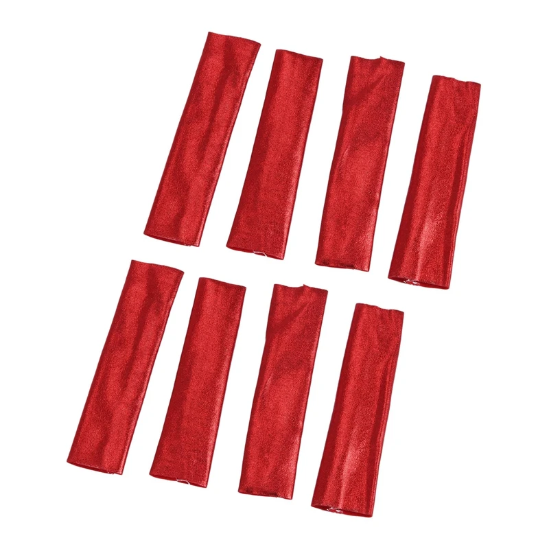 

8Pcs Dust Proof Shock Absorber Cover Guard For 1/8 Scale RC Car Off Road Truck Buggy HSP HPI Traxxas Redcat Racing,Red