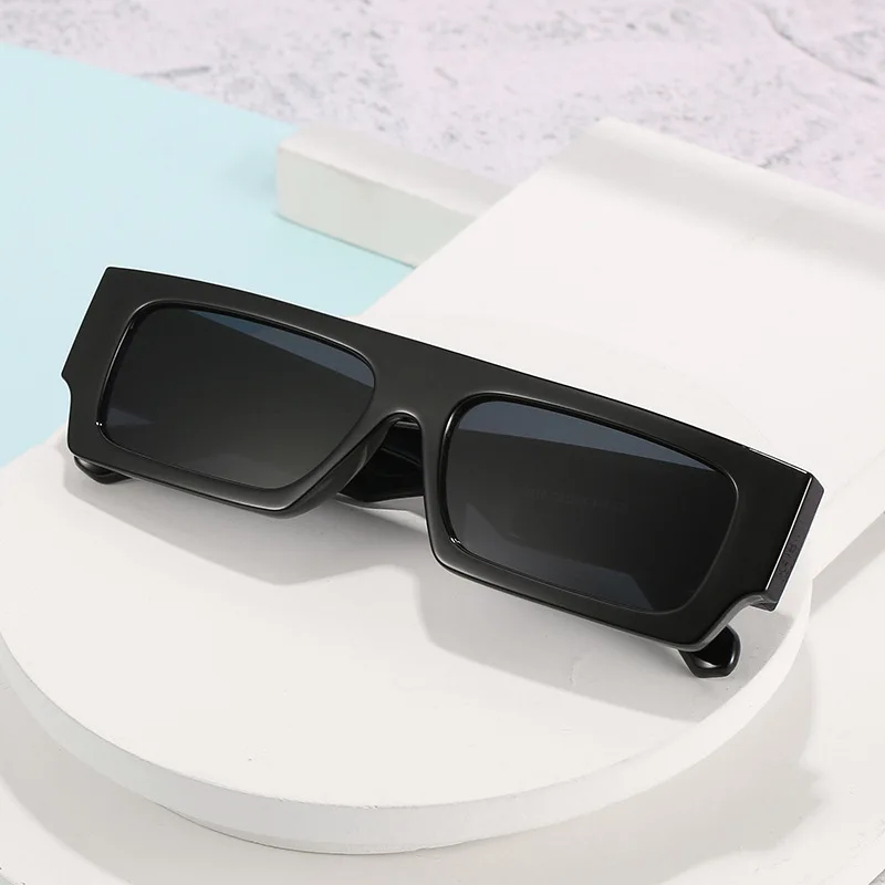 

Small Polygon Rectangle Women Sunglasses Fashion Retro Brand Designer Square Sun Glasses Men Classic White Glasses Shades UV400