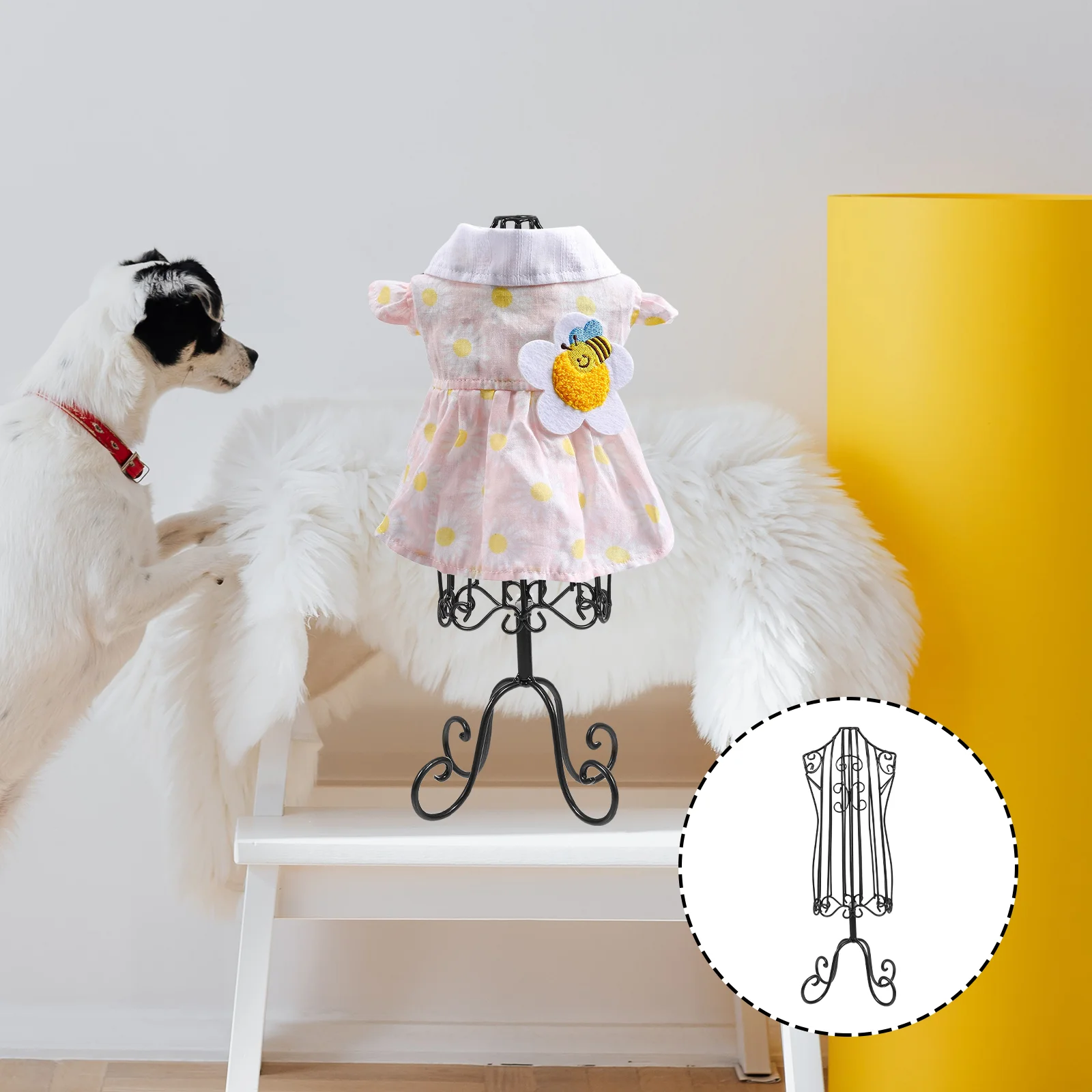 Dog Hooks Pet Hanger Dress Hangers Rack Clothes Puppy Apparel Costume Mounted Wall Holder Model Hook Coat Display Torso