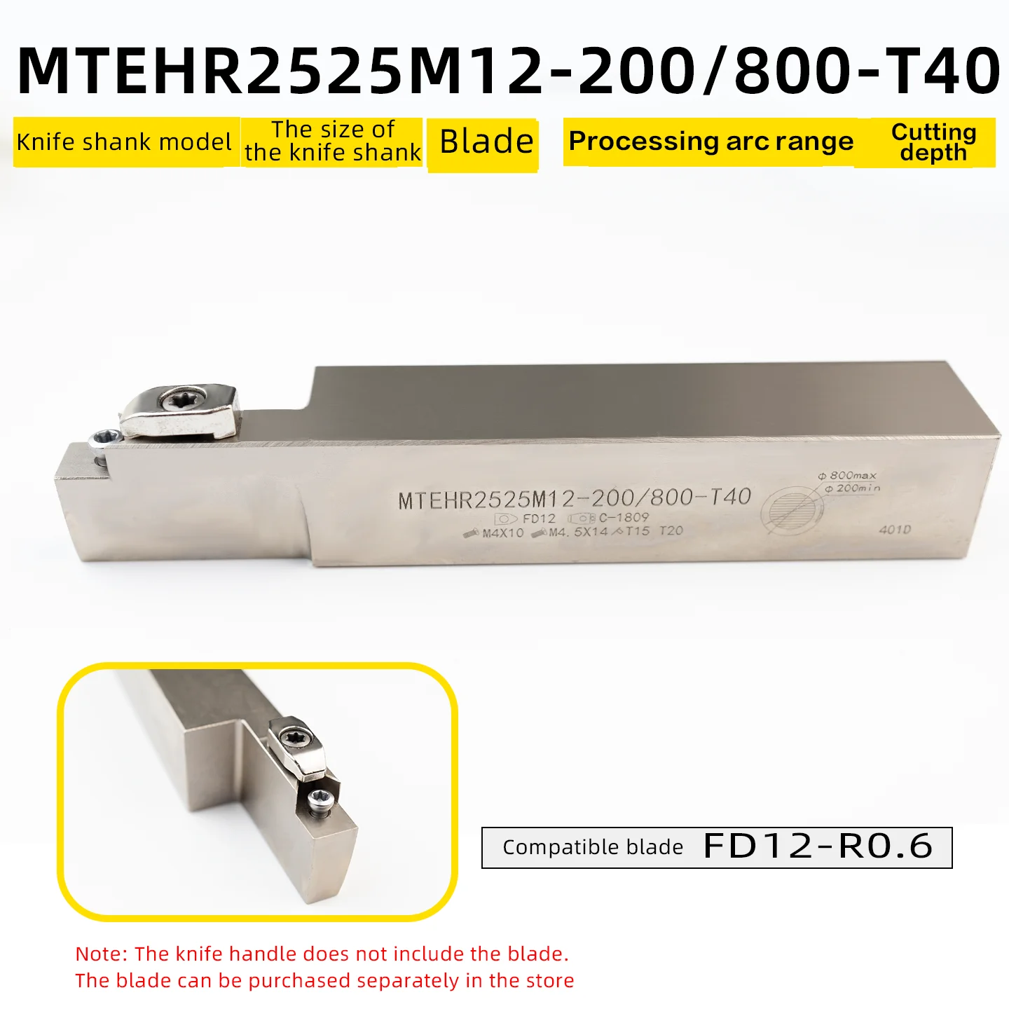 

Держатель инструмента для резки канавок XMVP