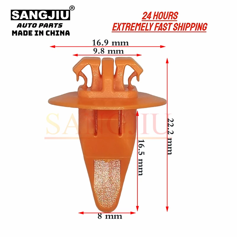 

20 шт., молдинговые клипсы для Toyota 4runner Tacoma Highlander FJ Cruiser Sequoia Qheel 75397-35010