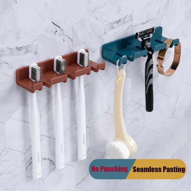 

Wall Door Self Adhesive Hanger Hooks Heavy Duty for Hanging Coats Hat Keys Purse, Kitchen Towels Hook,Waterproof Sticky Hooks