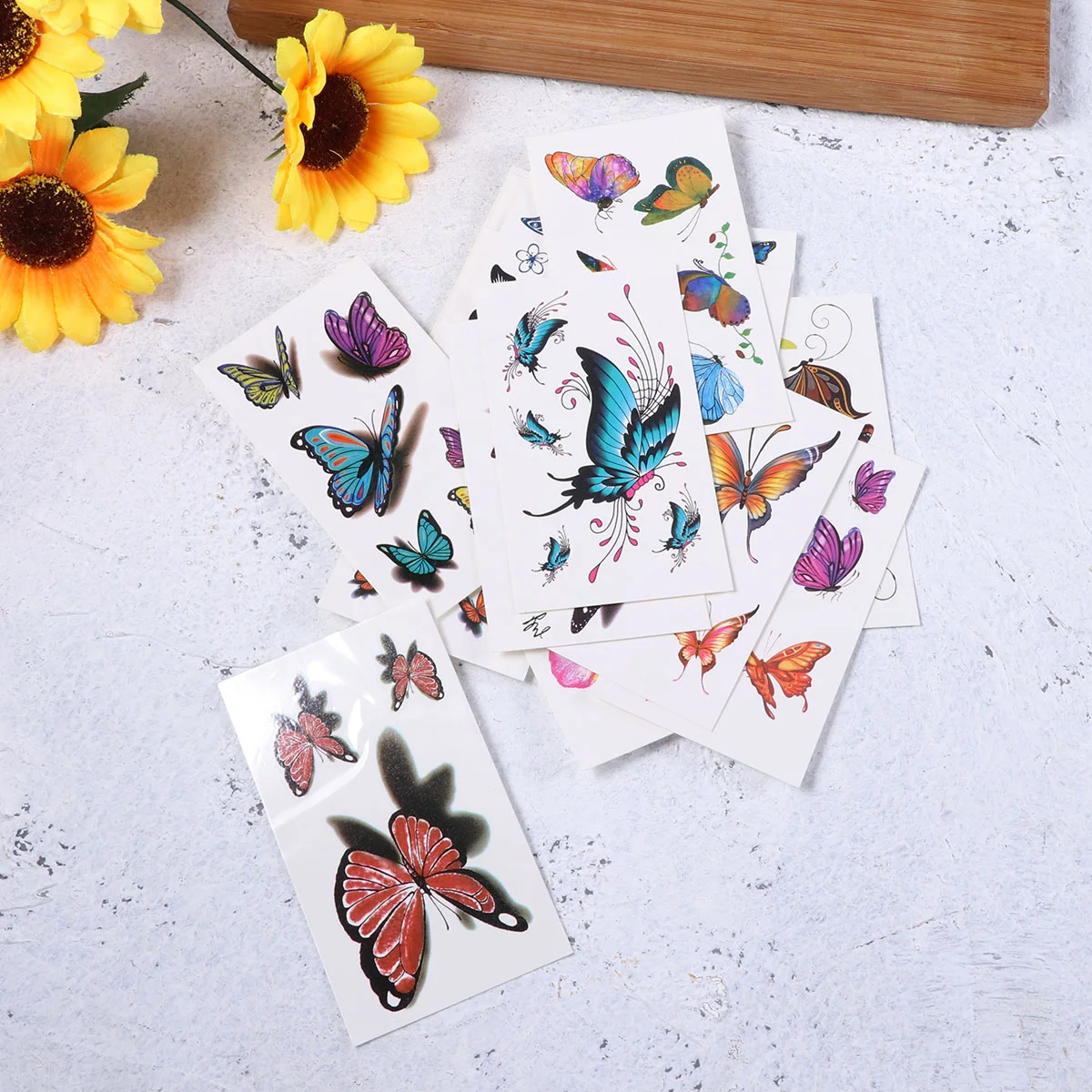 

Tatoo Decal Temporary Temporary for Flower Tatoo Stickers Colorful Body