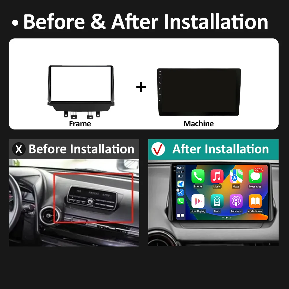 Автомагнитола 9 дюймов с GPS Навигатором для Mazda CX-3 2 DK 2014 2015 2016 2017 - 2021