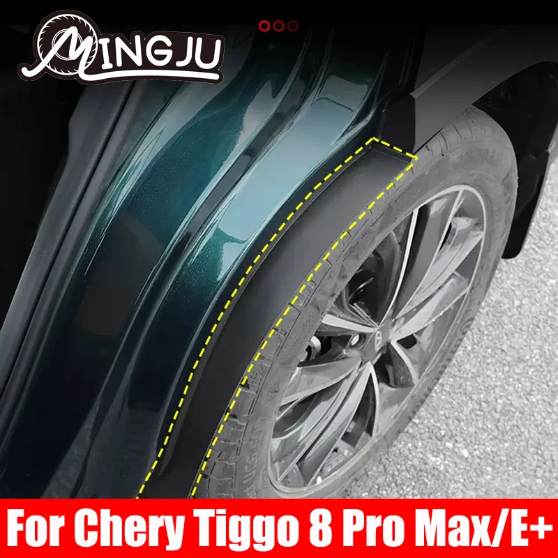 

For Chery Tiggo 8 Pro Max E+ 2022 2023 2024 4PCS Car Mudguard Mudguards Accessories Mud Flaps Splash Guards Cover Fender