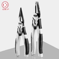 omy wire cutters multifunctional pliers stripper crimper universal diagonal pliers needle nose pliers hardware tools electrician