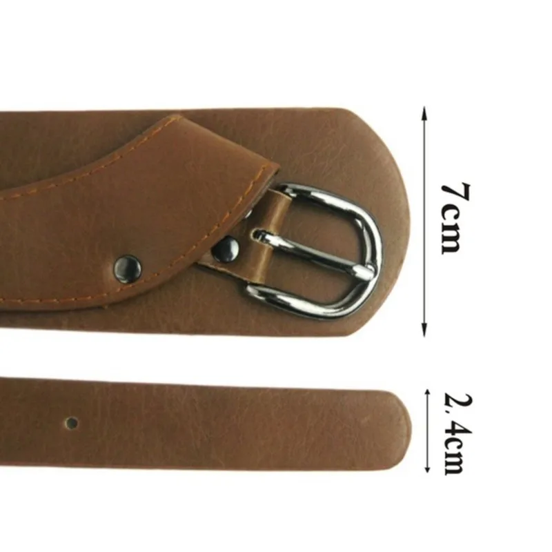 Дизайнерский Роскошный пояс женский на талию 2020 из черной искусственной кожи