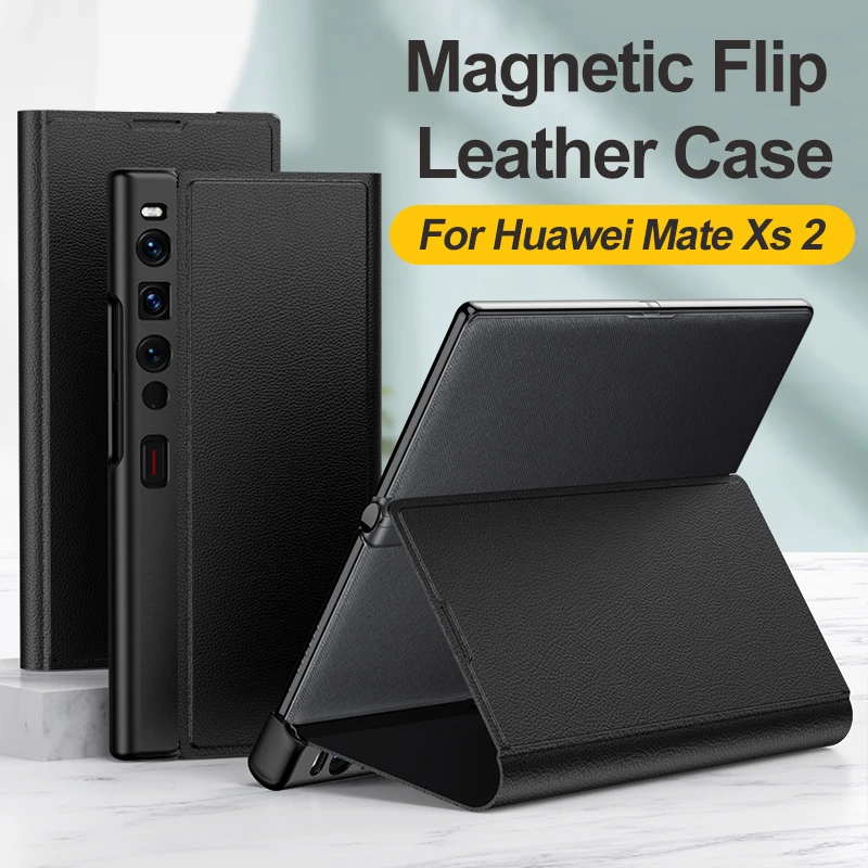 

GKK For Huawei Mate XS 2 Case Leather Magnetic Protection Fold Bracket Stand Cover For Huawei Mate XS 2 Xs2 Leather Flip Case