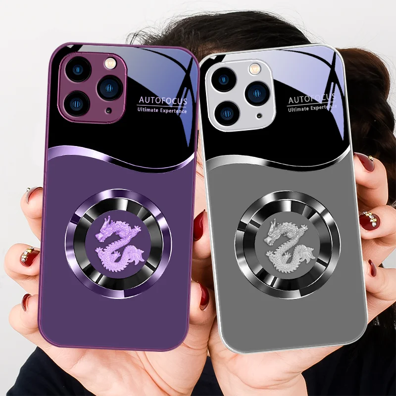 Чехол для телефона из закаленного стекла Iphone 15 14 13 12 11 Pro Max X XS XR 7 8 Plus 2020 22 SE