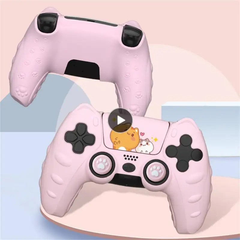 

Silicone Material Safety Material Rocker Head Sticker Applicable Model: Ps5 Sticker Skin Feel Comfortable Mold Opening Process