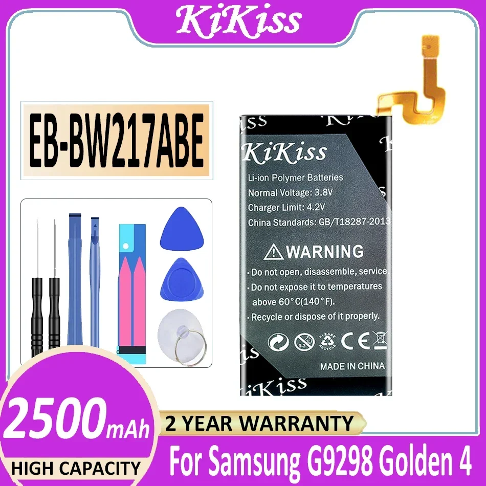 Аккумулятор KiKiss EB-BW217ABE 2500 мАч для Samsung G9298 Galaxy Golden 4 Golden4 SM-W2017 Bateria