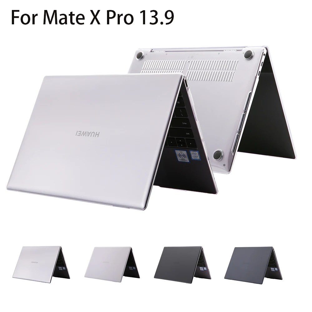 

Матовый/хрустальный чехол для ноутбука Huawei Matebook X Pro 13,9 2019, полноразмерный защитный жесткий чехол для ноутбука + чехол для клавиатуры