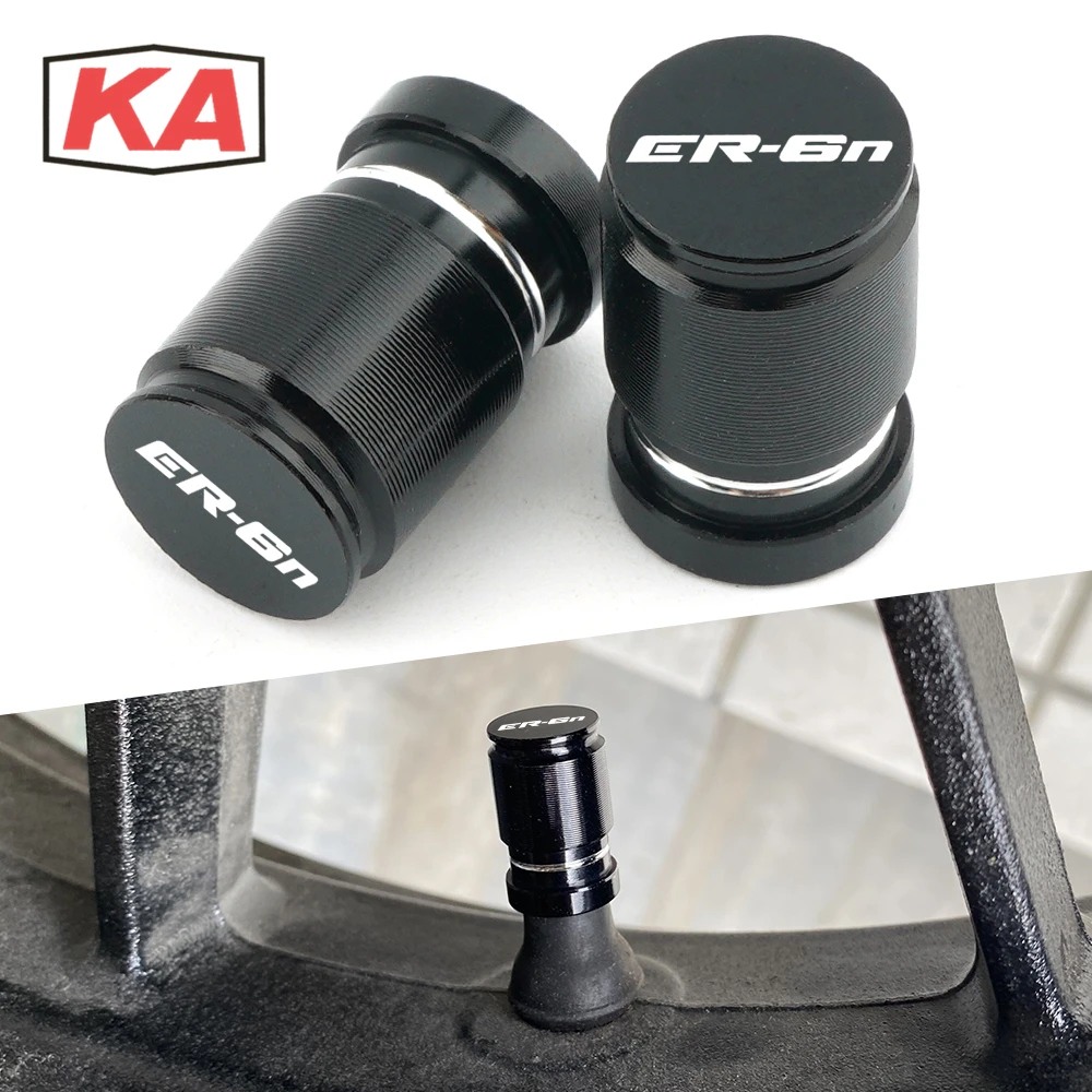 

2022 New For Kawasaki ER6F ER6N ER 6F 6N All Years CNC Moto Bike Tire Valve Caps Airtight Tyre Stem Cover Motorcycle Accessories