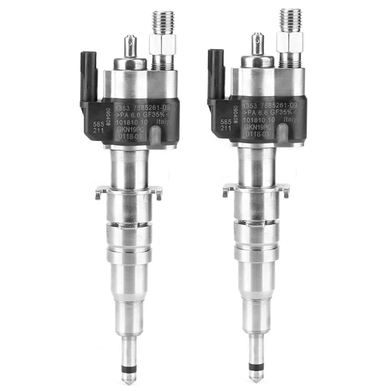 

2 шт. топливный инжектор 13537585261-09 для-BMW N54 N63 135 335 535 550 650I X5 X6 Топливная форсунка для автомобиля 750