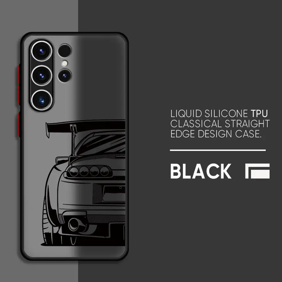 Фото чехол для телефона Samsung Galaxy S22 S24 ultra fe S10 20 S21 S23plus S25 Los yan матовый матовый фондс Роскошный спортивный автомобиль Gets Cool №5