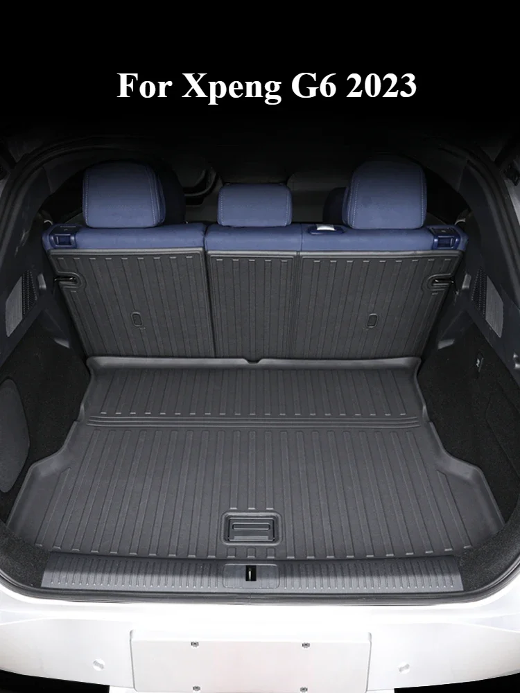 Для Xpeng Xiaopeng G6 2023 2024 задние коврики для багажника TPE водонепроницаемый негрязный