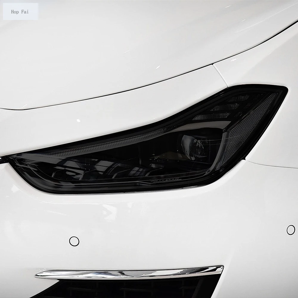 

2 шт., Прозрачная Черная защитная пленка для автомобильных фар
